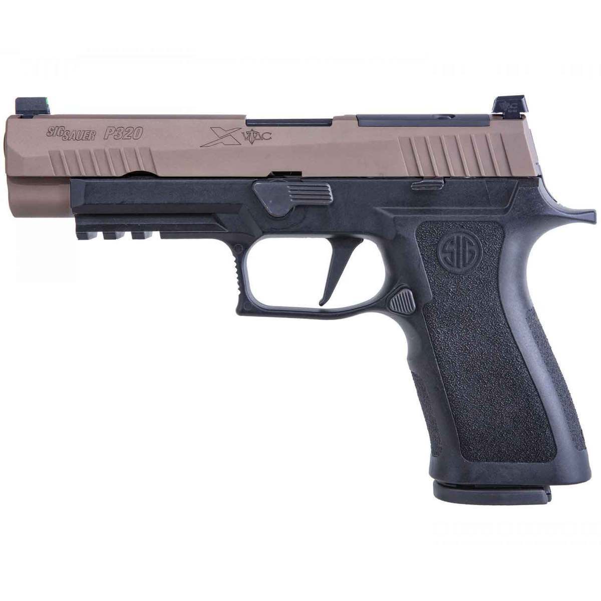 Sig Sauer P320 X-VTAC 9mm Luger 4.7in FDE/Black Pistol - 17+1 Rounds - Flat Dark Earth/Black Sig Sauer P320 X-VTAC 9mm Luger 4.7in FDE/Black Pistol - 17+1 Rounds - Flat Dark Earth/Black
