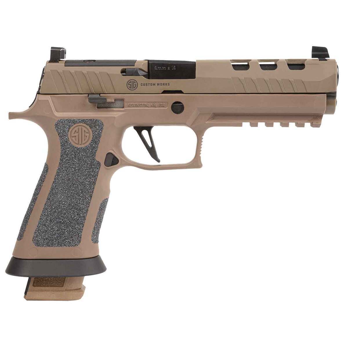 Dh3 Sig Sauer P320-XFIVE DH3 9mm Luger 5in Stainless Steel Coyote Tan ...