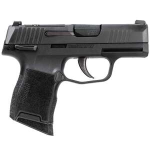 Sig Sauer P365 380 Auto (ACP) 3.1in Black Pistol With Manual Safety - 10+1 Rounds