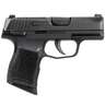 Sig Sauer P365 380 Auto (ACP) 3.1in Black Pistol With Manual Safety - 10+1 Rounds - Black