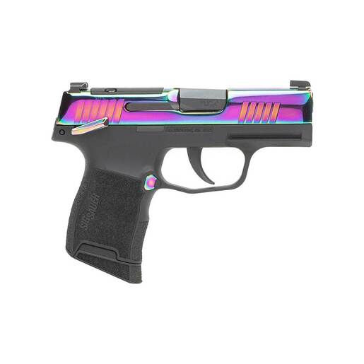 Sig Sauer P365 380 Auto (ACP) 3.1in Rainbow Titanium Pistol - 10+1 Rounds - Black image