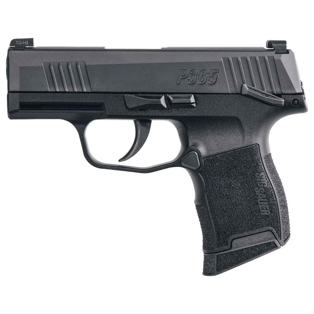 Sig Sauer P365 Nitron Micro Compact 9mm Luger 3.1in Black Nitron Pistol - 10+1 Rounds Sig Sauer P365 Nitron Micro Compact 9mm Luger 3.1in Black Nitron Pistol - 10+1 Rounds