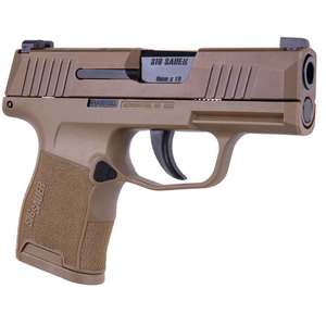 Sig Sauer P365 NRA 9mm Luger 3.1in Coyote Pistol - 12+1 Rounds