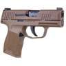 Sig Sauer P365 NRA 9mm Luger 3.1in Coyote Pistol - 12+1 Rounds - Brown