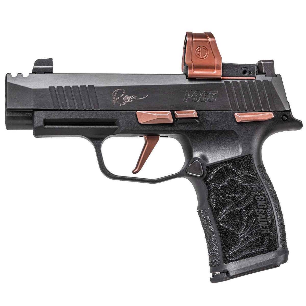 Sig Sauer P365 Rose XL 9mm Luger 3.1in Black Nitron Pistol - 12+1 Rounds - Black Sig Sauer P365 Rose XL 9mm Luger 3.1in Black Nitron Pistol - 12+1 Rounds - Black