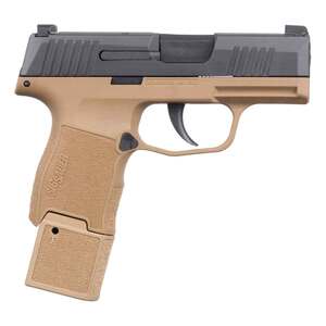 Sig Sauer P365 Tactical Package 9mm 3.1in Black/Coyote Pistol - 15+1 Rounds