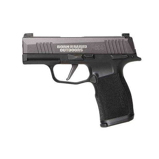 Sig Sauer P365X Born & Raised 9mm Lugger 3.1in Elite Carbon Gray Pistol - 12+1 Rounds - Gray image