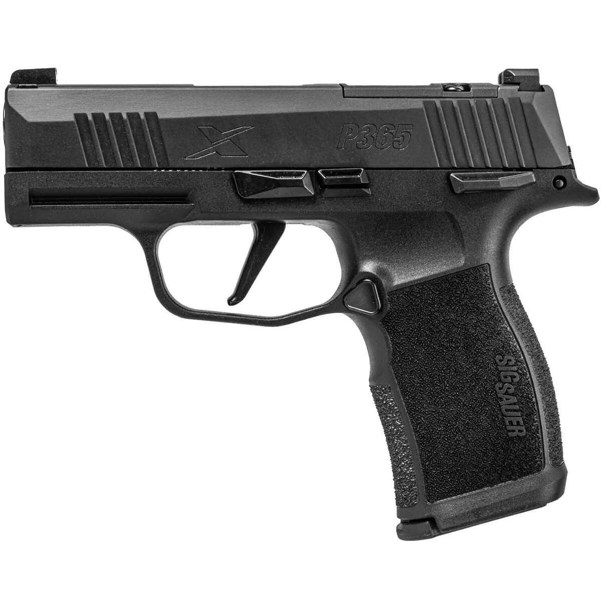 Sig Sauer P365X Manual Safety 9mm Luger 3.1in Black Pistol - 10+1 Rounds - Black Sig Sauer P365X Manual Safety 9mm Luger 3.1in Black Pistol - 10+1 Rounds - Black