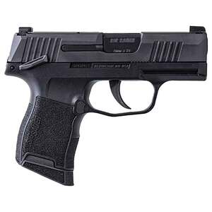 Sig Sauer P365 Manual Safety 9mm Luger 3.1in Black Nitron Pistol - 10+1 Rounds