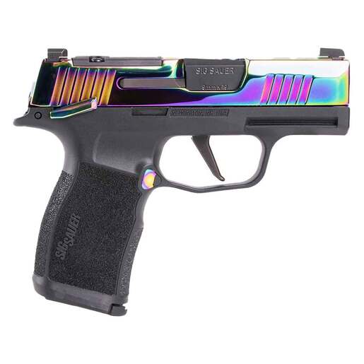 Sig Sauer P365X Rainbow 9mm Luger 3.1in Rainbow Titanium Pistol - 12+1 Rounds - Pink Fullsize - Sportsman's Warehouse