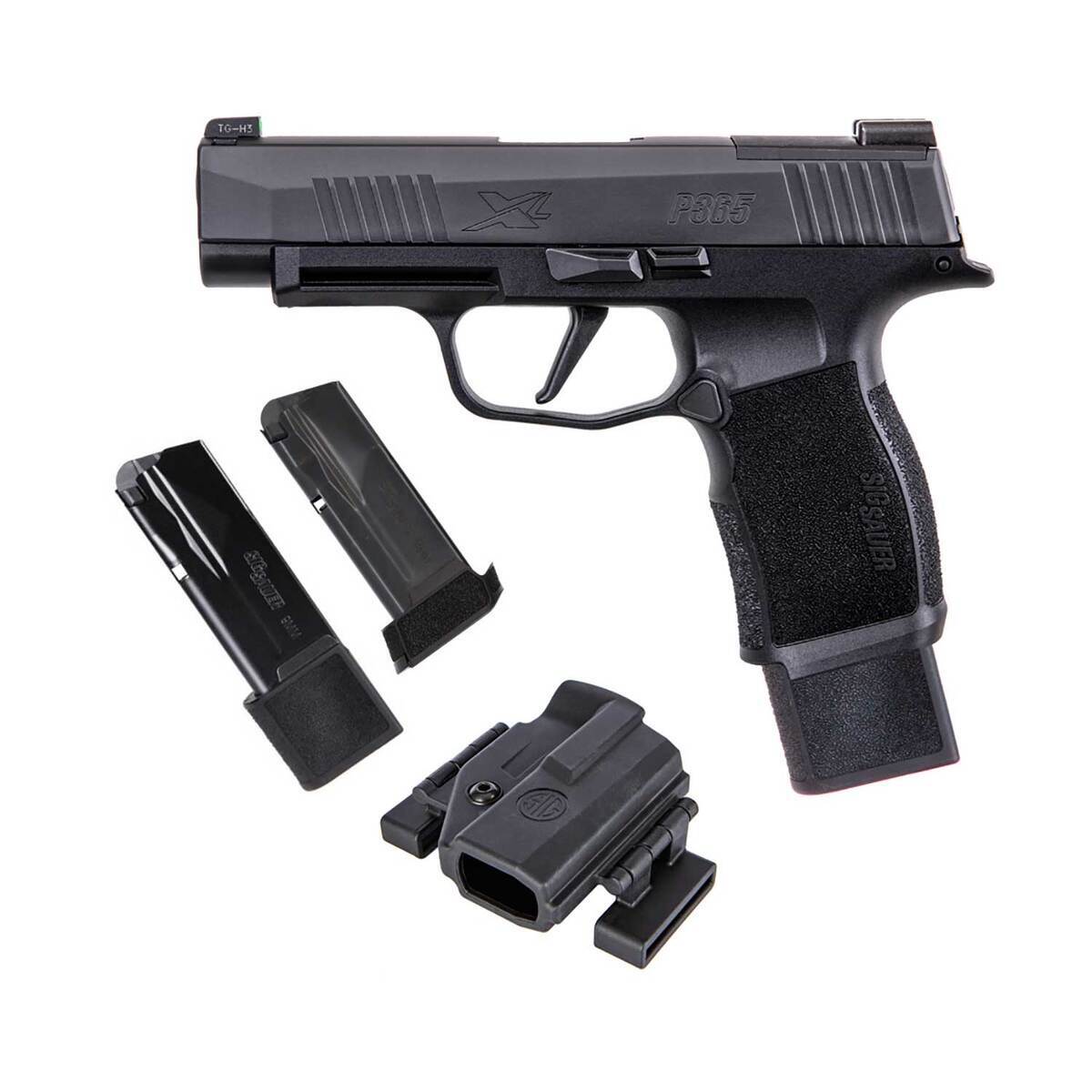 Sig Sauer P365XL 9mm Luger 3.7in Black Pistol - 15+1 Rounds - Black Sig Sauer P365XL 9mm Luger 3.7in Black Pistol - 15+1 Rounds - Black