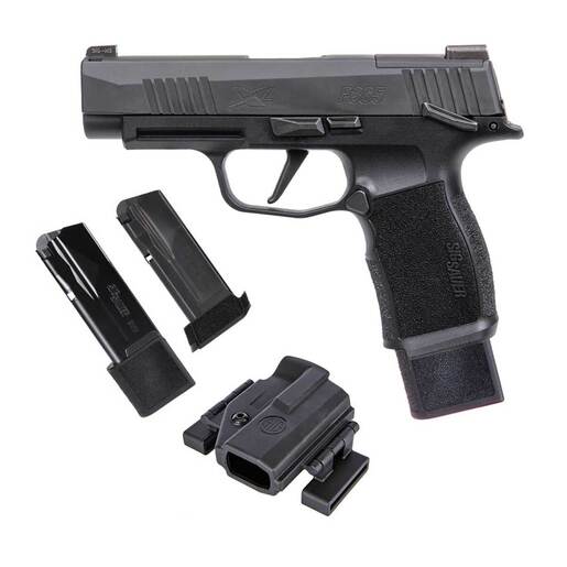 Sig Sauer P365XL Manual Safety 9mm Luger 3.7in Black Pistol - 15+1 Rounds - Black image