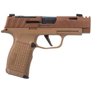 Sig Sauer P365XL Spectre Comp 9mm Luger 3.1in Coyote Brown Cerakote Pistol - 17+1 Rounds