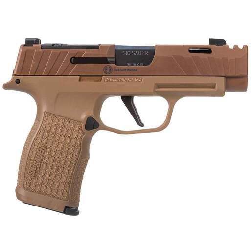 Sig Sauer P365XL Spectre Comp 9mm Luger 31in Coyote Cerakote Pistol  171 Rounds  Brown
