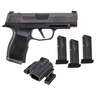 Sig Sauer P365XL TacPac 9mm Luger 3.7in Blackened Steel Pistol - 12+1 Rounds - Black