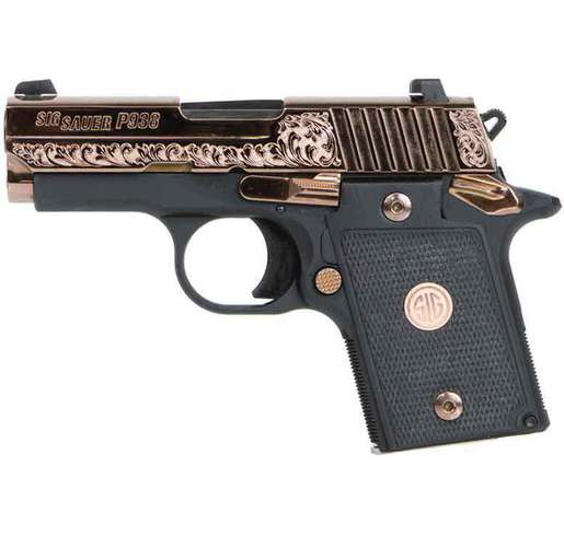 Sig Sauer P938 9mm Luger 3in Rose Gold Pistol - 7+1 - Rose Gold Subcompact image