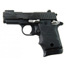 Sig Sauer P938 Hogue 9mm Luger 3in Black Pistol - 7+1 Rounds - Black