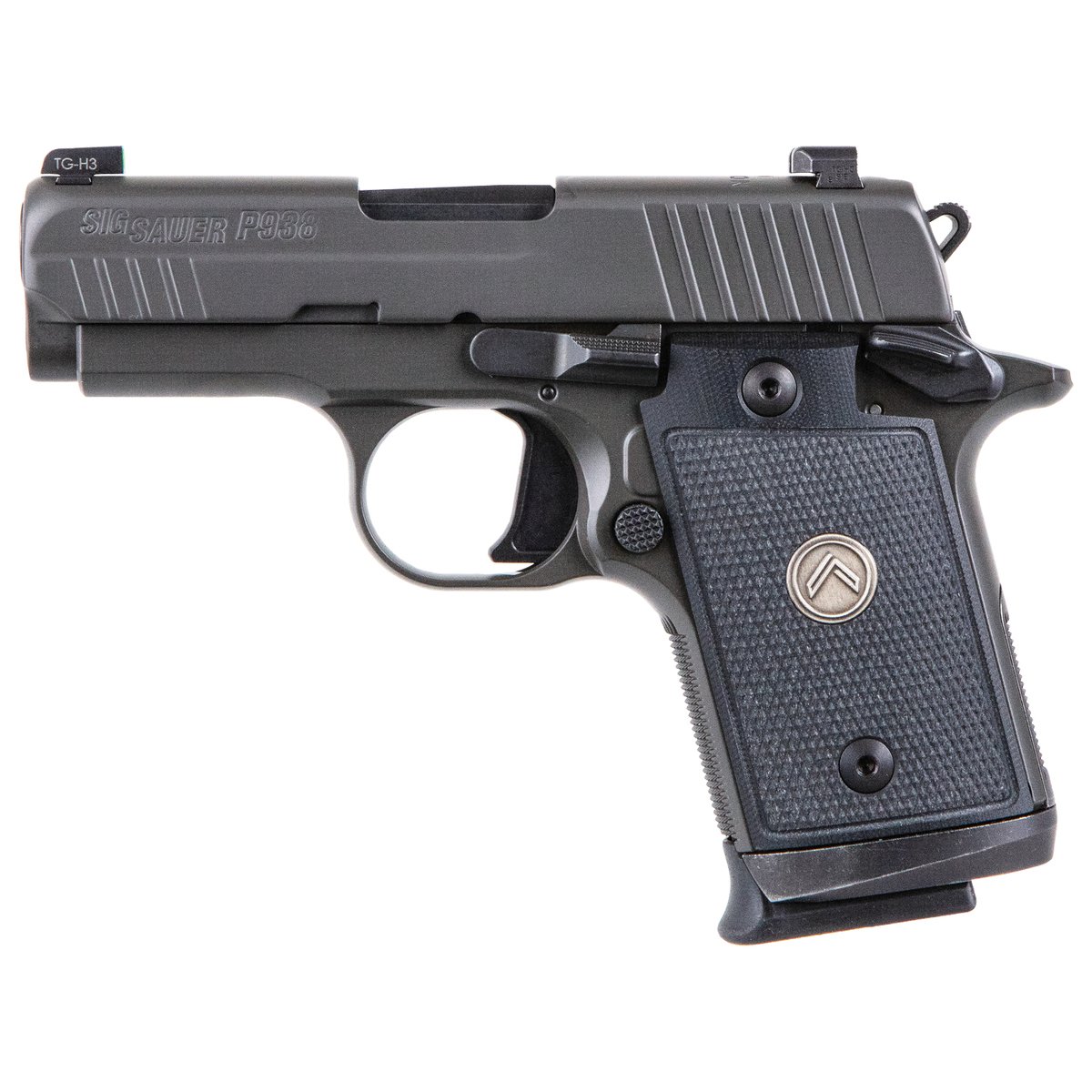 Sig Sauer P938 Legion Micro-Compact 9mm Luger 3in Gray Stainless Pistol - 7+1 Rounds - Gray Sig Sauer P938 Legion Micro-Compact 9mm Luger 3in Gray Stainless Pistol - 7+1 Rounds - Gray