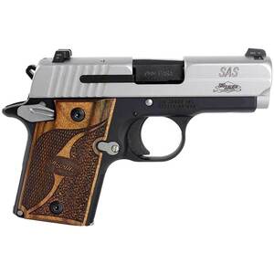 Sig Sauer P938 SAS 9mm Luger 3in Stainless Pistol - 7+1 Rounds