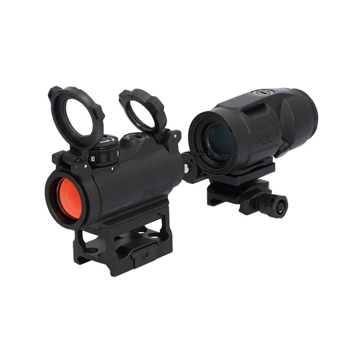 Sig Sauer ROMEO-MSR Red Dot and JULIET3-MICRO Magnifier Combo Kit - Black Sig Sauer ROMEO-MSR Red Dot and JULIET3-MICRO Magnifier Combo Kit - Black