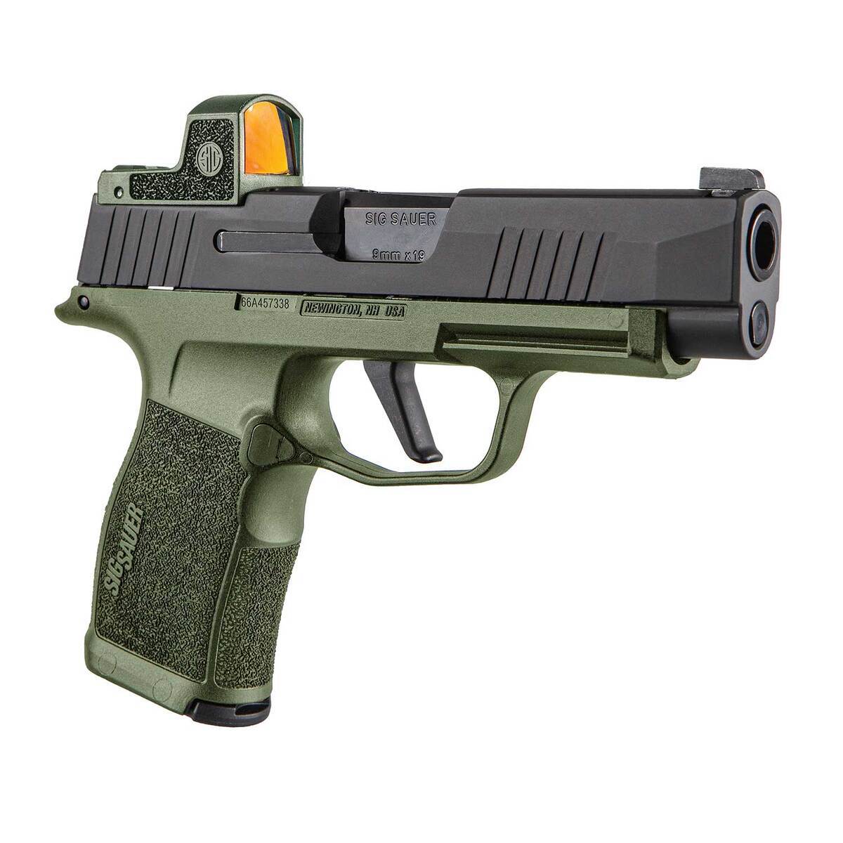 Sig Sauer Romeo Zero 6MOA Reflex Sight and OD Green Grip Kit - OD Green Sig Sauer Romeo Zero 6MOA Reflex Sight and OD Green Grip Kit - OD Green