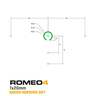 Sig Sauer ROMEO4H 1x Green Dot - Horse Shoe Ballistic Dot - Graphite Grey