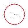 Sig Sauer ROMEO4S 1x Red Dot - 2 MOA Ballistic Circle Dot - Graphite Grey