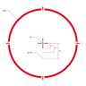 Sig Sauer ROMEO4T 1x Red Dot - Ballistic CirclePlex - Black