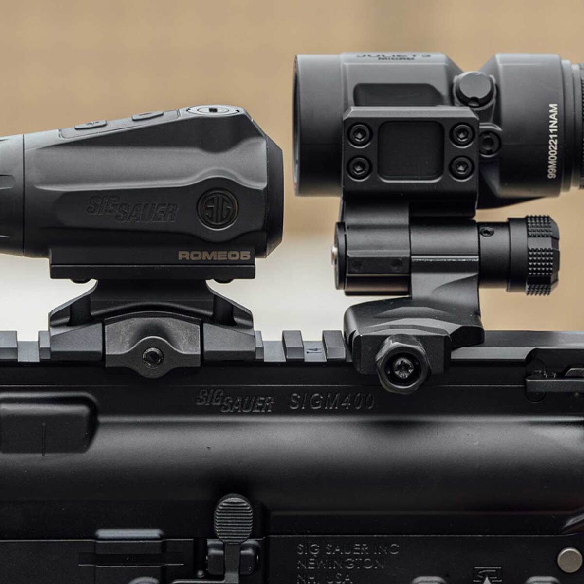 Sig Sauer Romeo5 Gen II 1x Green Dot and Juliet3 Micro 3x Magnifier Combo - Black Sig Sauer Romeo5 Gen II 1x Green Dot and Juliet3 Micro 3x Magnifier Combo - Black