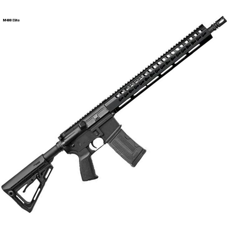 Sig Sauer M400 Elite 5.56mm NATO 16in Black Semi Automatic Modern Sporting Rifle - 30+1 Rounds - Black Sig Sauer M400 Elite 5.56mm NATO 16in Black Semi Automatic Modern Sporting Rifle - 30+1 Rounds - Black