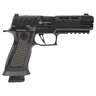 Sig Sauer Spectre Comp Blackout 9mm Luger 4.6in Cerakote Pistol - 10+1 Rounds - Black