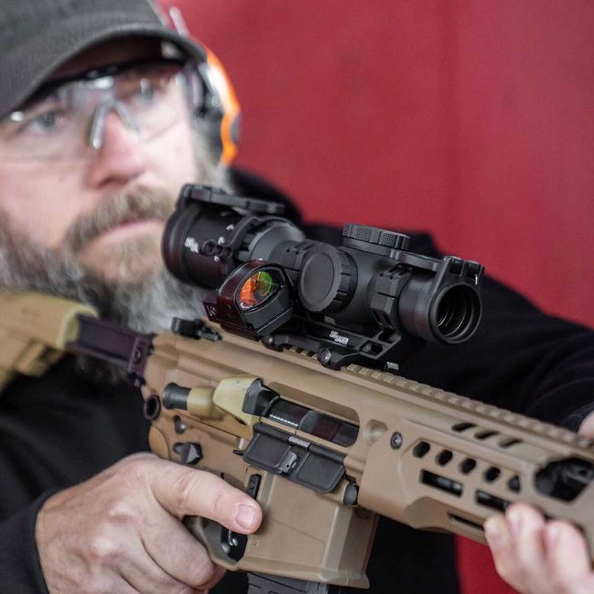Tango Romeo Sig Sauer Tango MSR Compact 1-6x24mm (SFP) with Offset Romeo1 Rifle ...