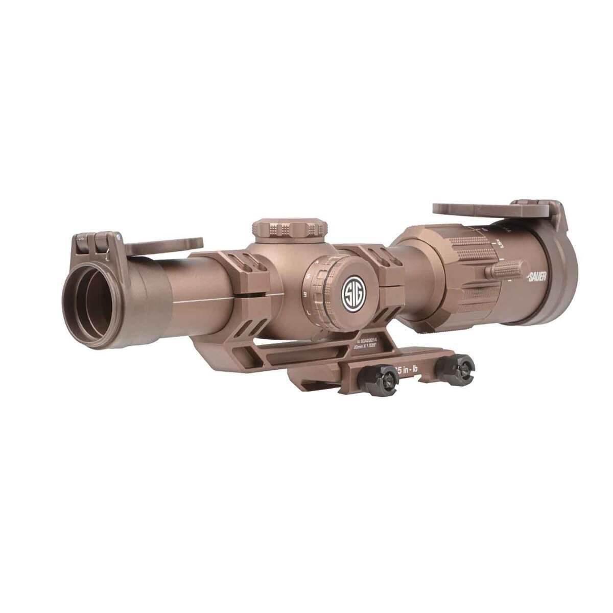Tan Rifle Scope Sig Sauer Tango-MSR LPVO 1-6x 24mm Rifle Scope - Illuminated MSR BDC6 ...