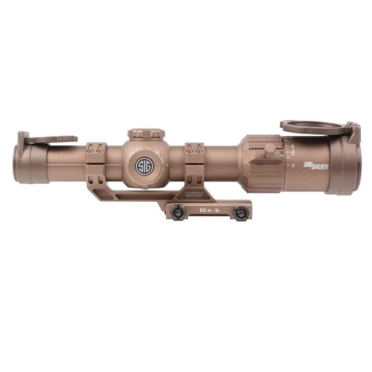 Tan Rifle Scope Sig Sauer Tango-MSR LPVO 1-8x 24mm Rifle Scope - Illuminated MSR BDC8 ...