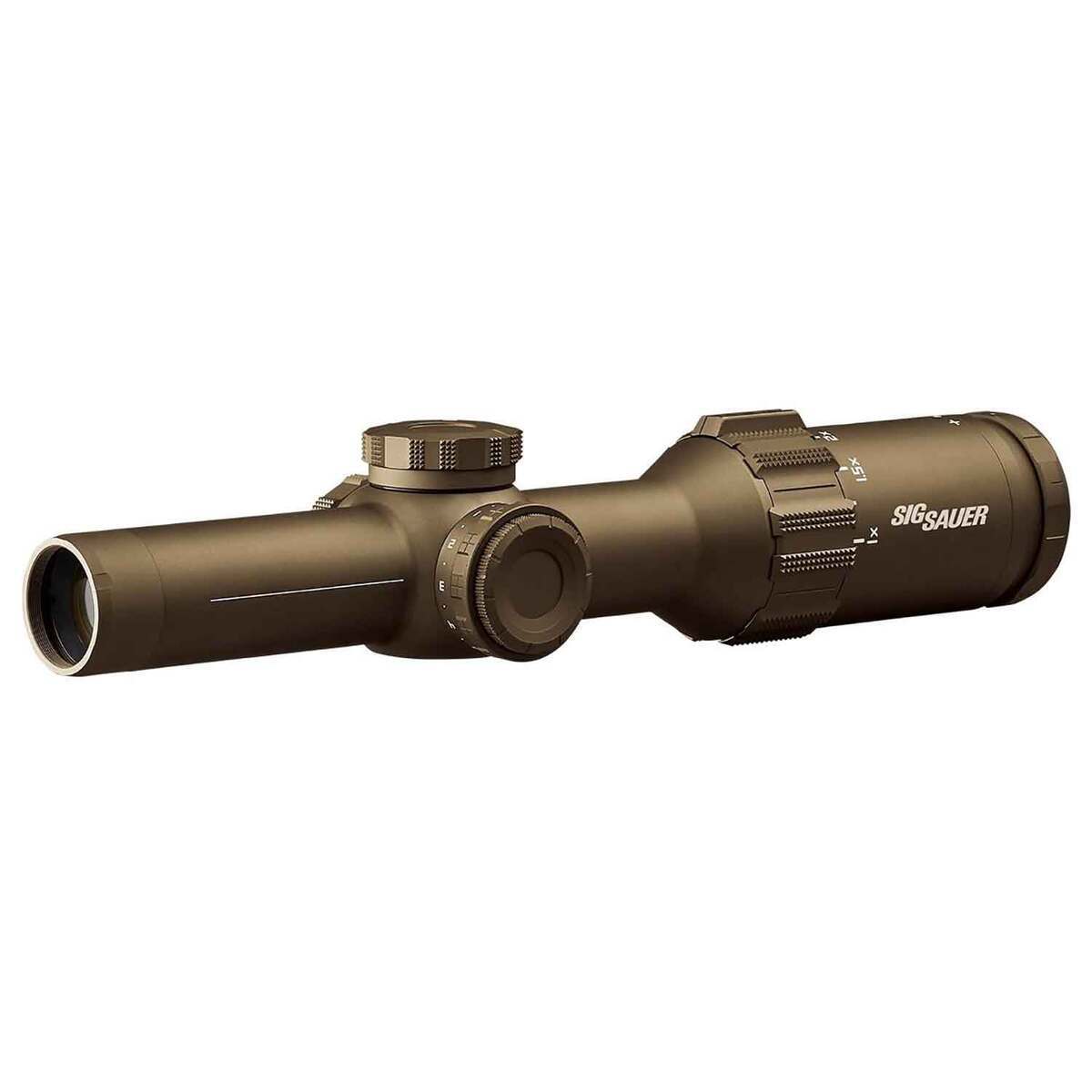 Sig Sauer TANGO6T 1-6x 24mm Rifle Scope - FL-6 Hellfire - Flat Dark Earth Sig Sauer TANGO6T 1-6x 24mm Rifle Scope - FL-6 Hellfire - Flat Dark Earth