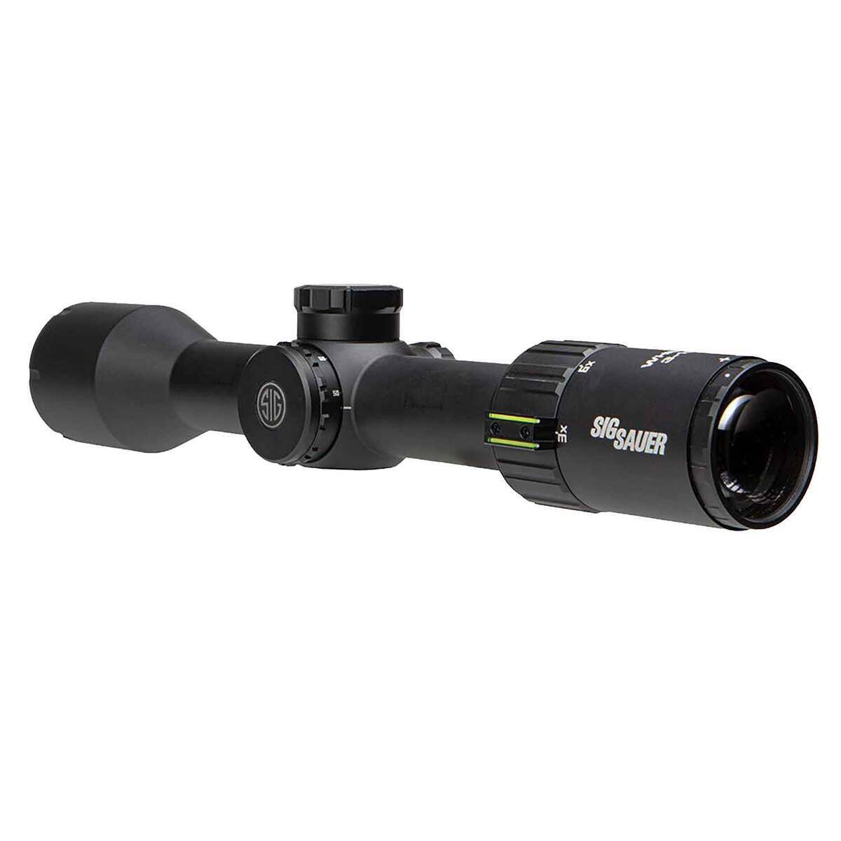 Sig Sauer Whiskey6 3-18x 44mm Rifle Scope - Quadplex - Black Sig Sauer Whiskey6 3-18x 44mm Rifle Scope - Quadplex - Black