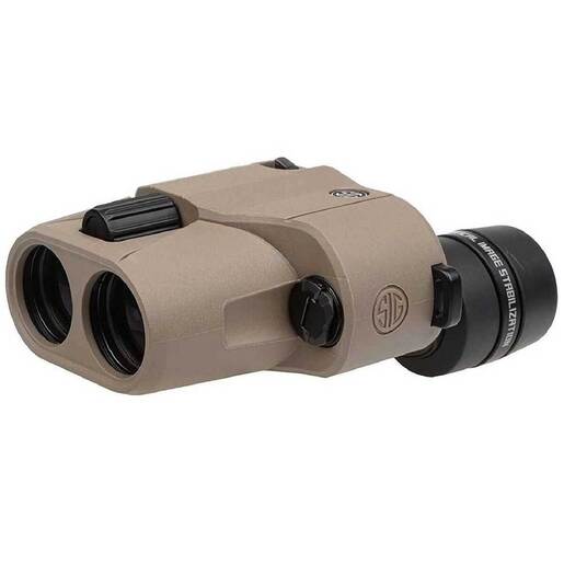 Sig Sauer Electro-Optics 10x 30mm Zulu6 HDX Binoculars with Optical Image Stabilization, Flat Dark Earth