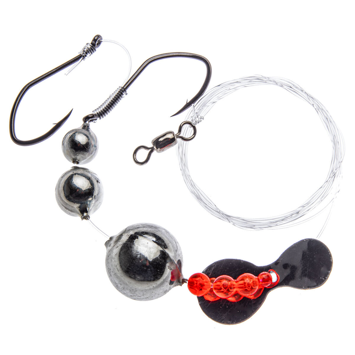 Orion Tackle Proven Corkie/Shaker Wing Harness - Silver, 1/3oz, 7-1/2in - Silver Orion Tackle Proven Corkie/Shaker Wing Harness - Silver, 1/3oz, 7-1/2in - Silver