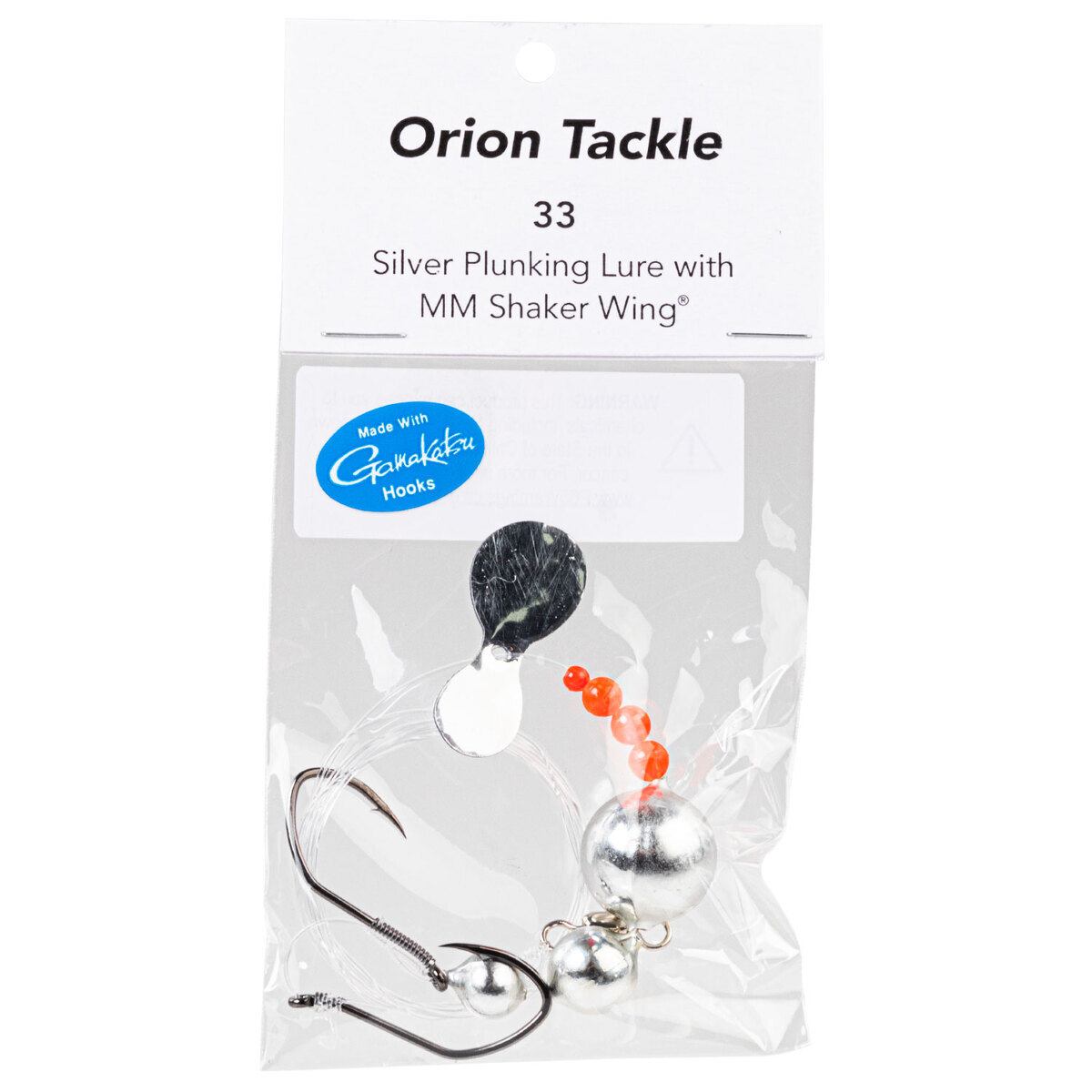 Orion Tackle Proven Corkie/Shaker Wing Harness - Silver, 1/3oz, 7-1/2in - Silver Orion Tackle Proven Corkie/Shaker Wing Harness - Silver, 1/3oz, 7-1/2in - Silver