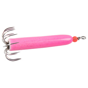 Silver Horde Ging's Spider Hook Squid Jig - Glow Pink, 3-1/2oz, 3-3/4in