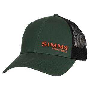 Simms Fish It Well Forever Adjustable Trucker Hat - Foliage - One Size Fits Most