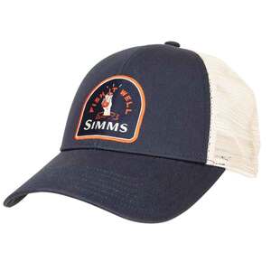 Simms Fish It Well Trucker Hat - Admiral Blue - One Size Fits Most