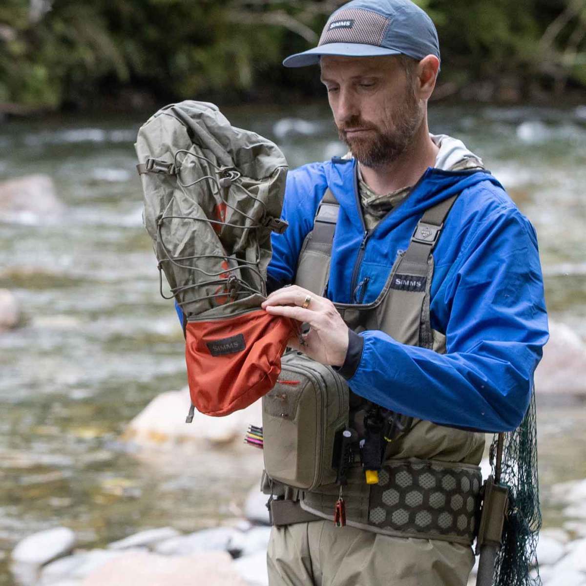 Simms Flyweight Access Fishing Backpack - Tan - Tan Simms Flyweight Access Fishing Backpack - Tan - Tan