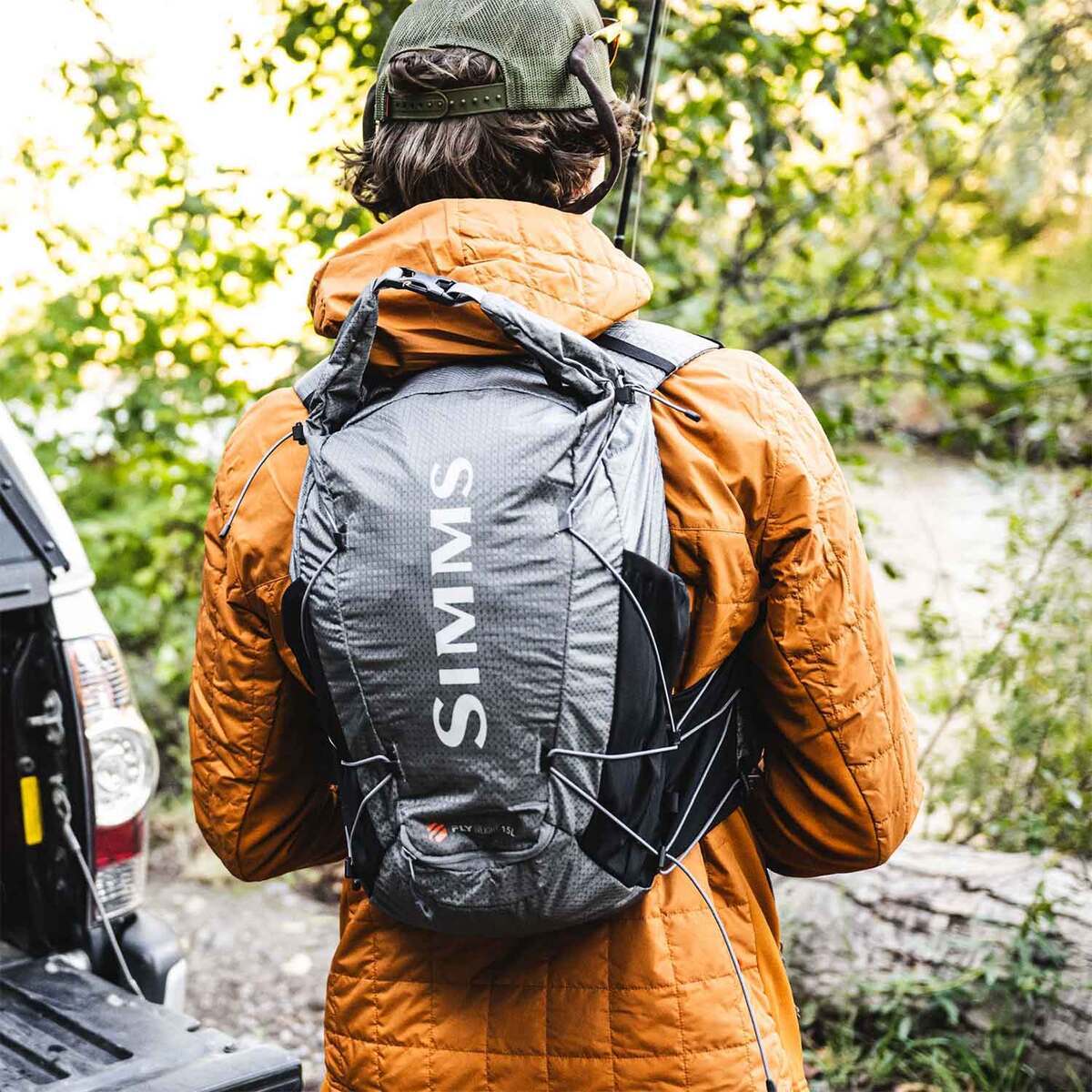 Simms Flyweight Fly Fishing Vest Pack - Smoke, L/XL - Smoke L/XL Simms Flyweight Fly Fishing Vest Pack - Smoke, L/XL - Smoke L/XL