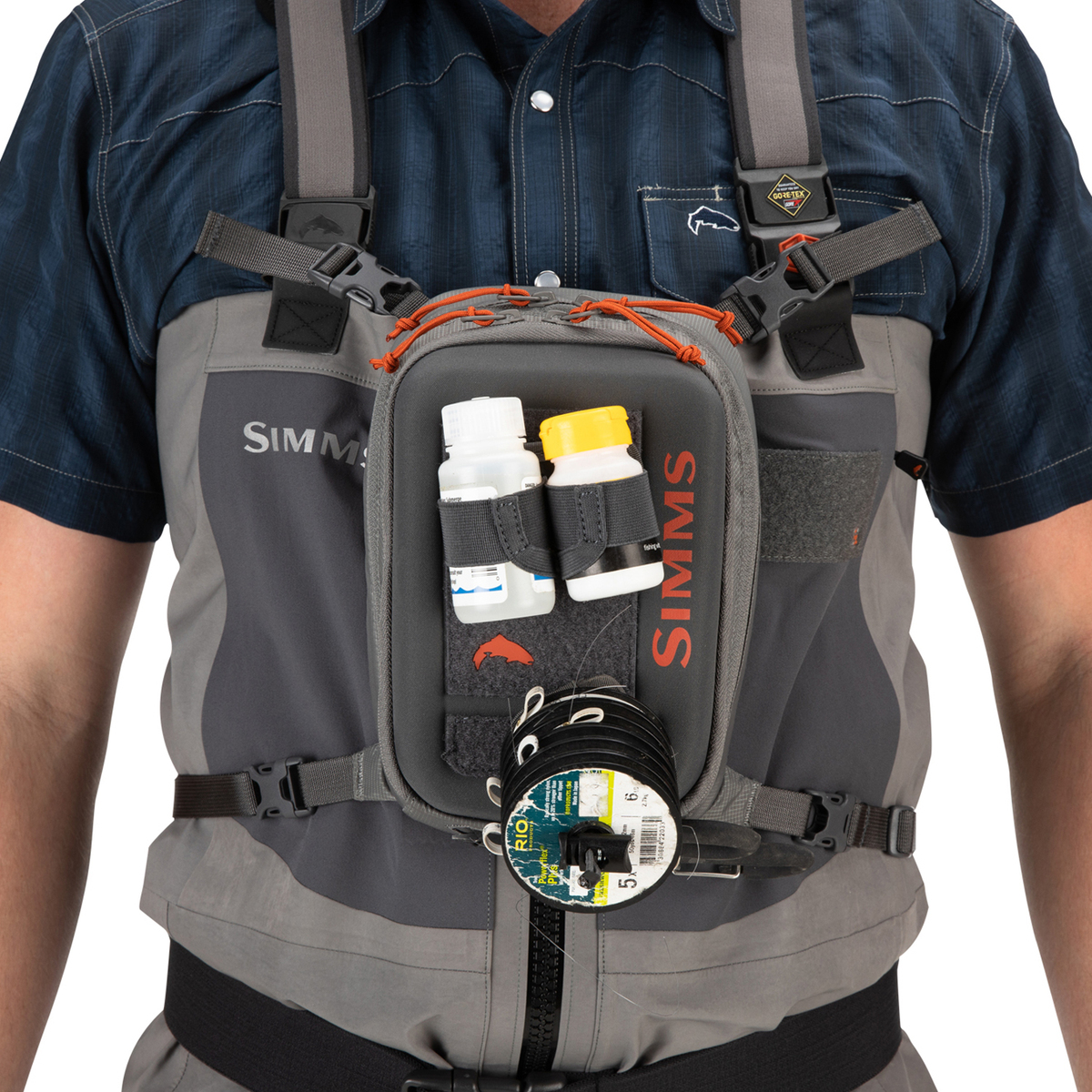 Simms Freestone Chest Pack - Pewter, One Size - Pewter 3L Simms Freestone Chest Pack - Pewter, One Size - Pewter 3L