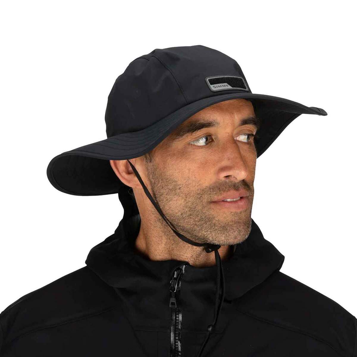 Simms GORE-TEX Guide Sombrero Sun Hat - Black - One Size Fits Most - Black One Size Fits Most Simms GORE-TEX Guide Sombrero Sun Hat - Black - One Size Fits Most - Black One Size Fits Most
