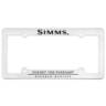 Simms License Plate Cover Fly Fishing Accessory - Brushed Stainless