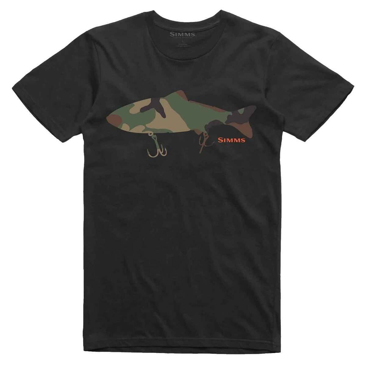 Simms Men's Bass Destruction Short Sleeve Casual Shirt Simms Men's Bass Destruction Short Sleeve Casual Shirt