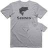 Simms Men's Bass Hex Camo Short Sleeve Shirt