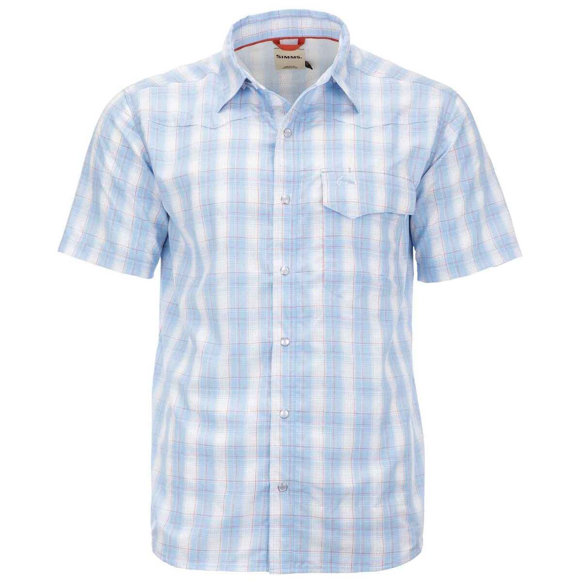 Simms Men's Big Sky Short Sleeve Fishing Shirt Simms Men's Big Sky Short Sleeve Fishing Shirt